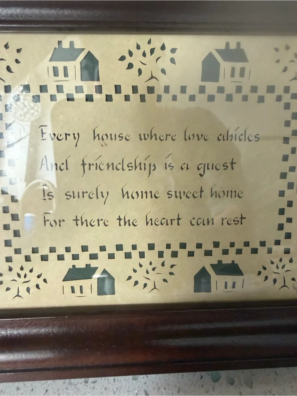 Vintage classic framed